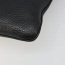 LOEWE Schoudertas Leer Zwart Zilver Auth 186849A-9
