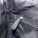 LOEWE Schoudertas Leer Zwart Zilver Auth 186849A-21