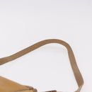 LOEWE Anagram Shoulder Bag Leather Beige Gold Auth 186856-8