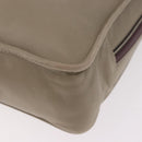 LOEWE Anagram Mya Shoulder Bag Leather Beige Gold Auth 186857A-17