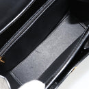 CARTIER PANTHERE Hand Bag Patent leather Black Silver Auth 186858A-11