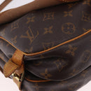 LOUIS VUITTON Monogram Saumur 30 Shoulder Bag M42256 LV Auth 186859-14