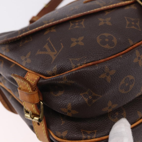 LOUIS VUITTON Monogram Saumur 30 Shoulder Bag M42256 LV Auth 186859