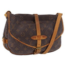 LOUIS VUITTON Monogram Saumur 30 Shoulder Bag M42256 LV Auth 186859-1