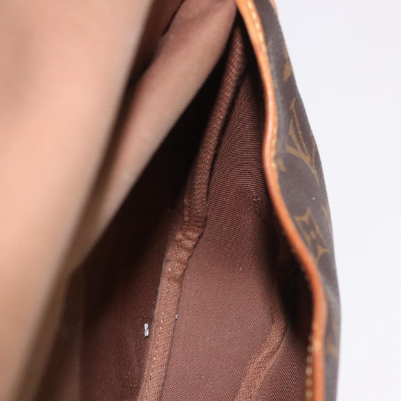 LOUIS VUITTON Monogram Saumur 30 Shoulder Bag M42256 LV Auth 186859