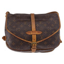 LOUIS VUITTON Monogram Saumur 30 Shoulder Bag M42256 LV Auth 186859-13