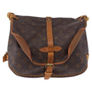 LOUIS VUITTON Monogram Saumur 30 Shoulder Bag M42256 LV Auth 186859-2