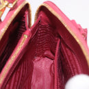 PRADA Hand Bag Saffiano Leather 2way Pink Gold Auth 186860V-25