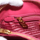 PRADA Hand Bag Saffiano Leather 2way Pink Gold Auth 186860V-28