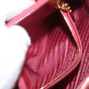 PRADA Hand Bag Saffiano Leather 2way Pink Gold Auth 186860V-29