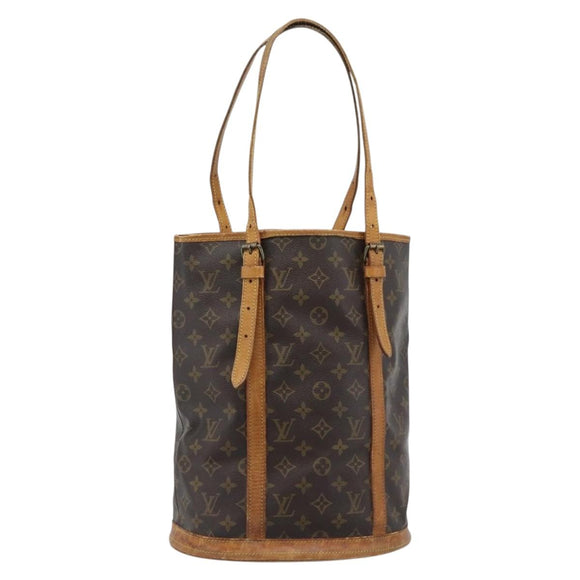 LOUIS VUITTON Monogram Bucket GM Shoulder Bag M42236 LV Auth 186861