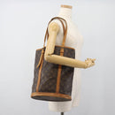 LOUIS VUITTON Monogram Bucket GM Shoulder Bag M42236 LV Auth 186861-22