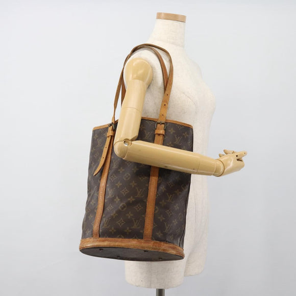 LOUIS VUITTON Monogram Bucket GM Shoulder Bag M42236 LV Auth 186861