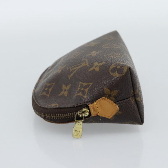 LOUIS VUITTON Monogram Pochette Cosmetic PM Pouch M43998 LV Auth 186863