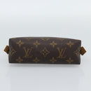 LOUIS VUITTON Monogram Pochette Cosmetic PM Pouch M43998 LV Auth 186863-6
