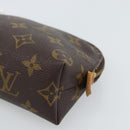 LOUIS VUITTON Monogram Pochette Cosmetic PM Pouch M43998 LV Auth 186863-7