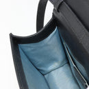 GUCCI Silvi Web Sherry Line Hand Bag Leather 2way Black Gold 470270 Auth 186865V-24