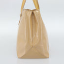 LOUIS VUITTON Monogram Vernis Wilshire PM Hand Bag Broncorail M91452 Auth 186866-4