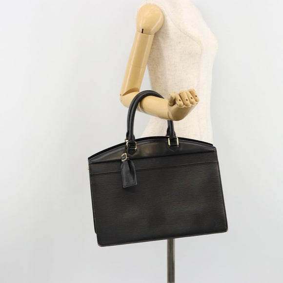 LOUIS VUITTON Epi Riviera Hand Bag Black M48182 LV Auth 186869