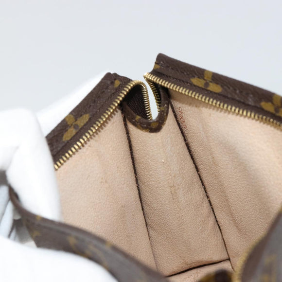 LOUIS VUITTON Monogram Poche Toilette 19 Pouch M47544 LV Auth 186870