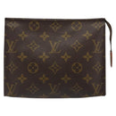 LOUIS VUITTON Monogram Poche Toilette 19 Pouch M47544 LV Auth 186870-13