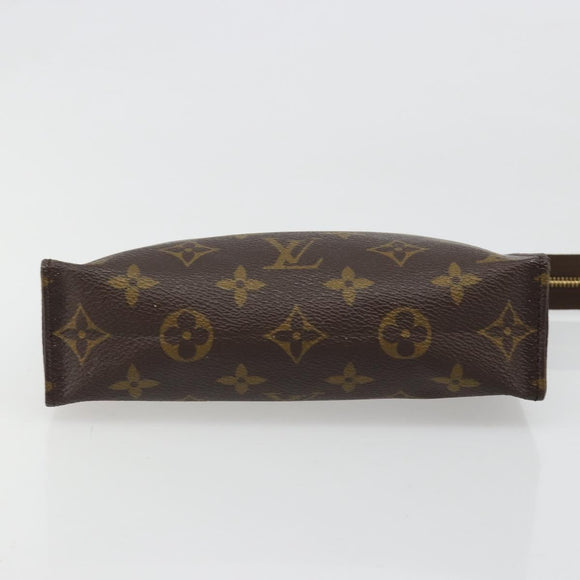 LOUIS VUITTON Monogram Poche Toilette 19 Pouch M47544 LV Auth 186870