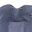 HERMES Kabak Elan PM Hand Bag Canvas 2way Black Silver Auth 186871V-20