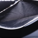 HERMES Kabak Elan PM Hand Bag Canvas 2way Black Silver Auth 186871V-22