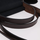 HERMES Kabak Elan PM Hand Bag Canvas 2way Black Silver Auth 186871V-7