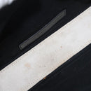 BALENCIAGA Navy Cabas XS Hand Bag Canvas Yellow Silver Auth 186872-11