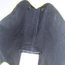 BALENCIAGA Navy Cabas XS Hand Bag Canvas Yellow Silver Auth 186872-19