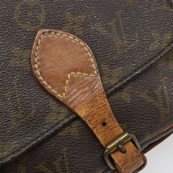 LOUIS VUITTON Monogram Cartouchiere PM Shoulder Bag M51254 LV Auth 186874