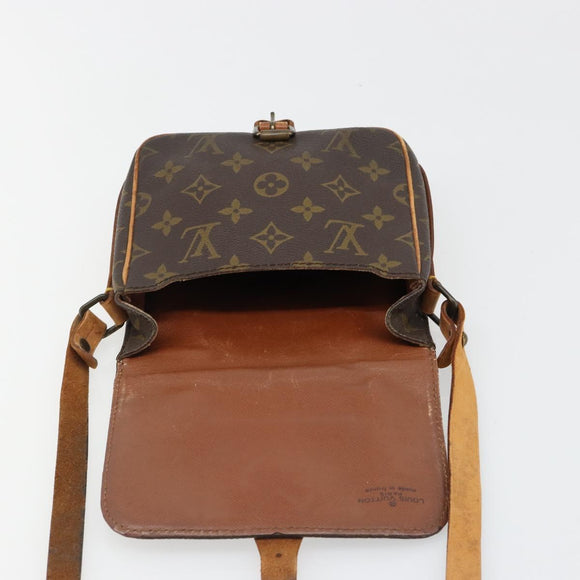 LOUIS VUITTON Monogram Cartouchiere PM Shoulder Bag M51254 LV Auth 186874