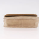 CHANEL Matelasse Chain Shoulder Bag Lamb Skin Beige Gold CC Auth 186875-6