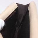 CHANEL Matelasse Chain Shoulder Bag Lamb Skin Beige Gold CC Auth 186875-27