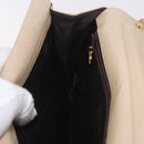 CHANEL Matelasse Chain Shoulder Bag Lamb Skin Beige Gold CC Auth 186875-28