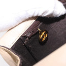 CHANEL Matelasse Chain Shoulder Bag Lamb Skin Beige Gold CC Auth 186875-31