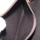 CHANEL Matelasse Chain Shoulder Bag Lamb Skin Beige Gold CC Auth 186875-32