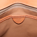 CELINE Macadam Canvas Hand Bag PVC Beige Gold Auth 186876-12