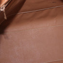 CELINE Macadam Canvas Hand Bag PVC Beige Gold Auth 186876-10