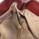 FENDI Zucca Canvas Hand Bag Black Brown Auth 186884-21