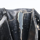 GUCCI Hand Bag Leather Black Gold Auth 186885-12