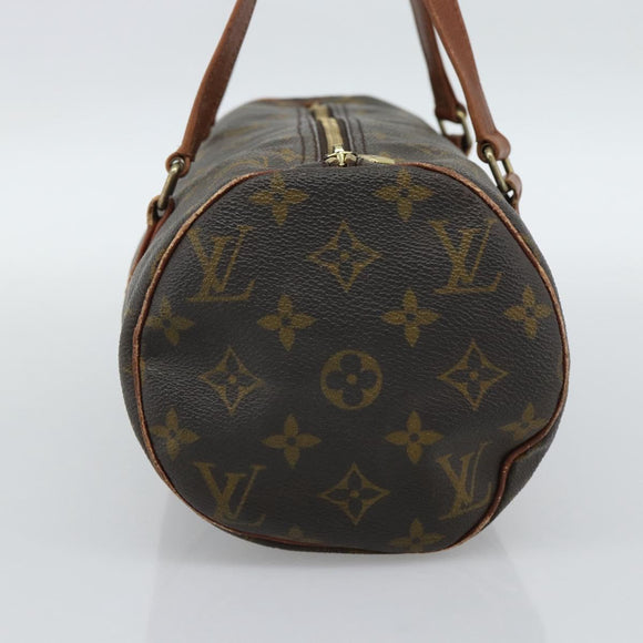 LOUIS VUITTON Monogram Papillon 30 Hand Bag M51385 LV Auth 186887