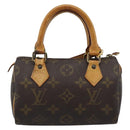 LOUIS VUITTON Monogram Mini Speedy Hand Bag M41534 LV Auth 186889-13