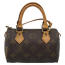 LOUIS VUITTON Monogram Mini Speedy Hand Bag M41534 LV Auth 186889-2