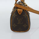 LOUIS VUITTON Monogram Mini Speedy Hand Bag M41534 LV Auth 186889-4