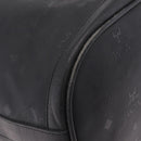 MCM Vicetos Logogram Shoulder Bag PVC Black Gold Auth 186891-13
