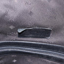 MCM Vicetos Logogram Shoulder Bag PVC Black Gold Auth 186891-19