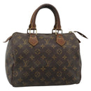 LOUIS VUITTON Monogram Speedy 25 Hand Bag M41528 LV Auth 186893-1
