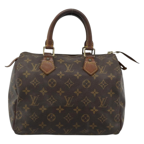 LOUIS VUITTON Monogram Speedy 25 Hand Bag M41528 LV Auth 186893